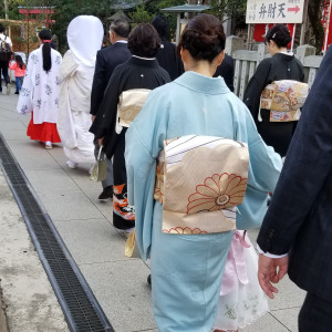 とても落ち着いた雰囲気で素敵でした。|504608さんの江島神社(チアーズブライダルプロデュース)の写真(973888)