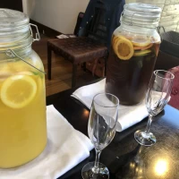 準備中にウェルカムドリンクも頂きました