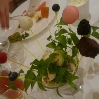食後の小菓子
女性に好評でした。