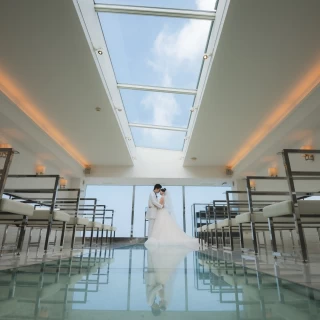 チャペルでの記念写真