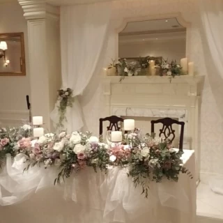 新郎新婦の席