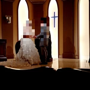 チャペル。
ドレスも綺麗でした。|505464さんのベルヴィ  ディアナ・マリエール（営業終了）の写真(644611)