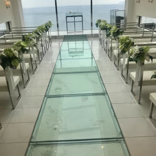 チャペルのドアを開けた瞬間です