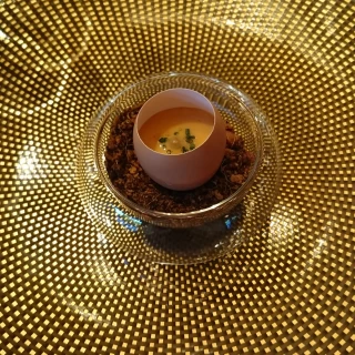 食べたことのないおしゃれな料理でした。