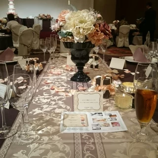 試食会での景色