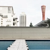 一階のテラスのような場所
