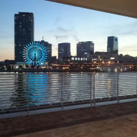オリエンタルホテルからの神戸の景色