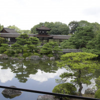 披露宴会場から見える日本庭園