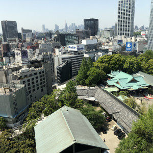 披露宴会場からの景色|506199さんのザ・キャピトルホテル 東急の写真(672941)