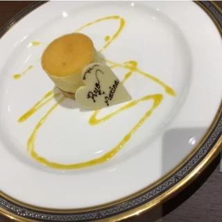 フェアの特典で試食したデザートです。