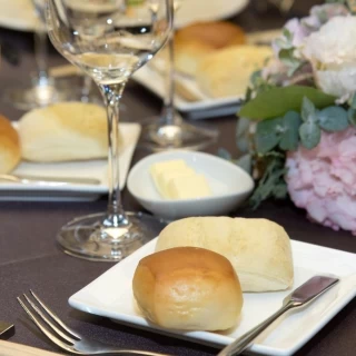 パンもとてもおいしくて好評でした