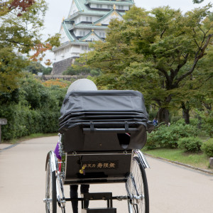 人力車での移動|506723さんの大阪城西の丸庭園 大阪迎賓館の写真(904719)
