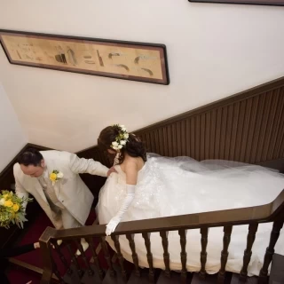 趣深い階段はフォトスポット
