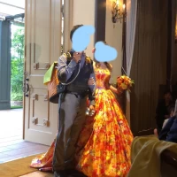 ガーデンからの入場です