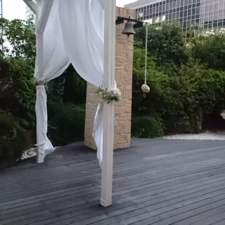 チャペルを出てすぐ
鈴を鳴らす所があります