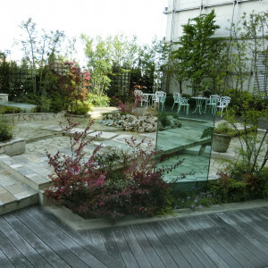 ロビーの外にある庭|507910さんのホテルグランヴェールの写真(653845)