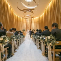 新郎新婦入場後
