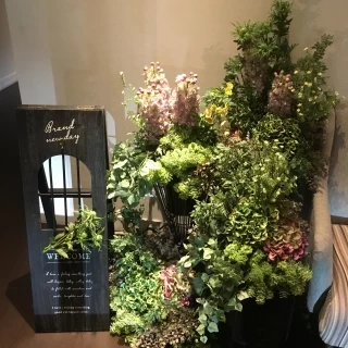 ナチュラルな雰囲気の会場作りです！
