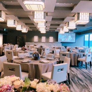 正方形型の披露宴会場
