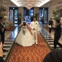 ロビーにて皆への挨拶