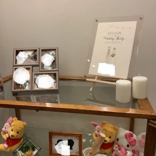 披露宴会場前のウェルカムスペース