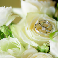 花嫁ブーケと結婚指輪