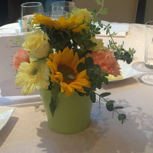 テーブル装花|508304さんのプリティチャペル大宮（ セントパルク教会 ）の写真(675211)