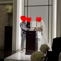 結婚証明書お披露目