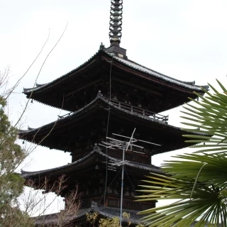 披露宴会場から見える八坂の塔です。