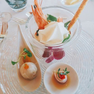 試食したコース料理です。