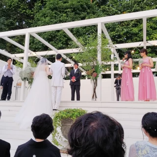 和やかな雰囲気での挙式でした