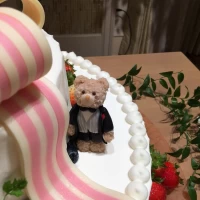 新婦のぬいぐるみを忠実に再現。細かいところまで！