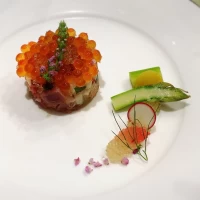 はじめに出てきたメニュー。いくらが美味しい。