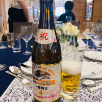 ビール　祝のシールがかわいいです