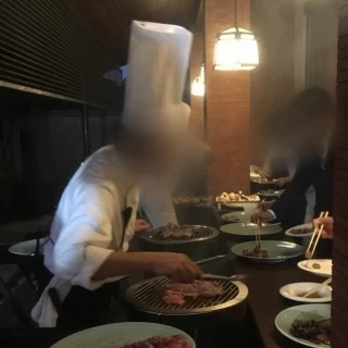 ガーデンでバーベキュー