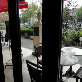 披露宴会場の窓から見える外の景色です。