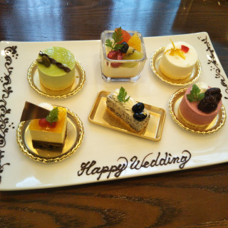 デザートビュッフェのケーキです。