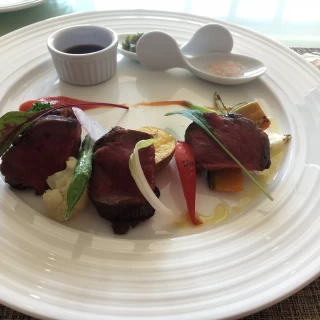 フェアで試食したお肉料理