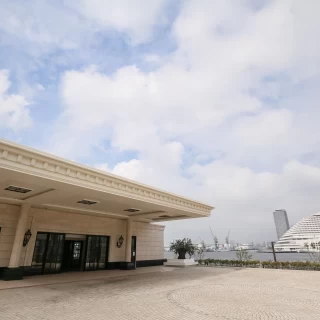 式場です。神戸のロケーションが広がってます。