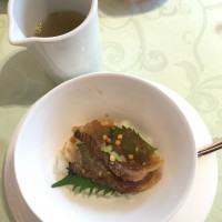 締めはお茶漬け。