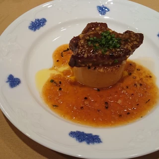 試食1、お皿もおしゃれ