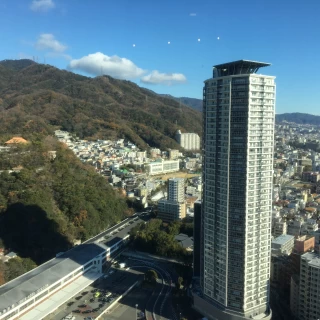 会場窓からの景色