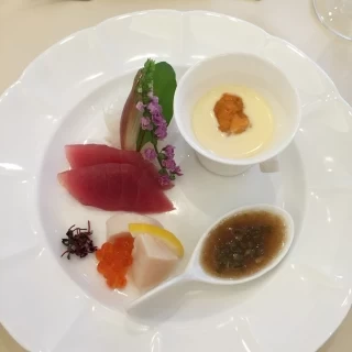 こちらの雲丹のお料理がとても美味しいです