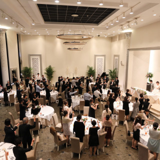 披露宴会場の内観