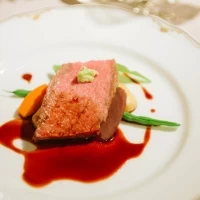 黒毛和牛サーロイン網焼き 本山葵添え