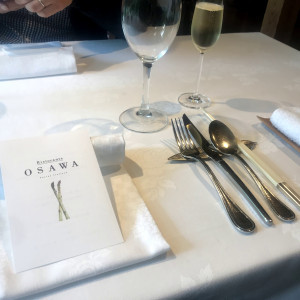 試食テーブル|510063さんのリストランテ大澤の写真(761432)