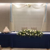 新郎新婦のメインテーブルです
