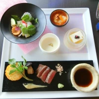 実際のお料理をちょっとずつ試食！とっても美味しかったです！