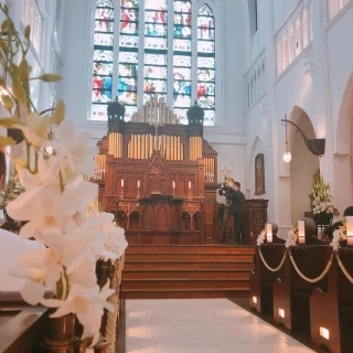 挙式会場内