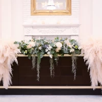 パンパスグラスを使った装花